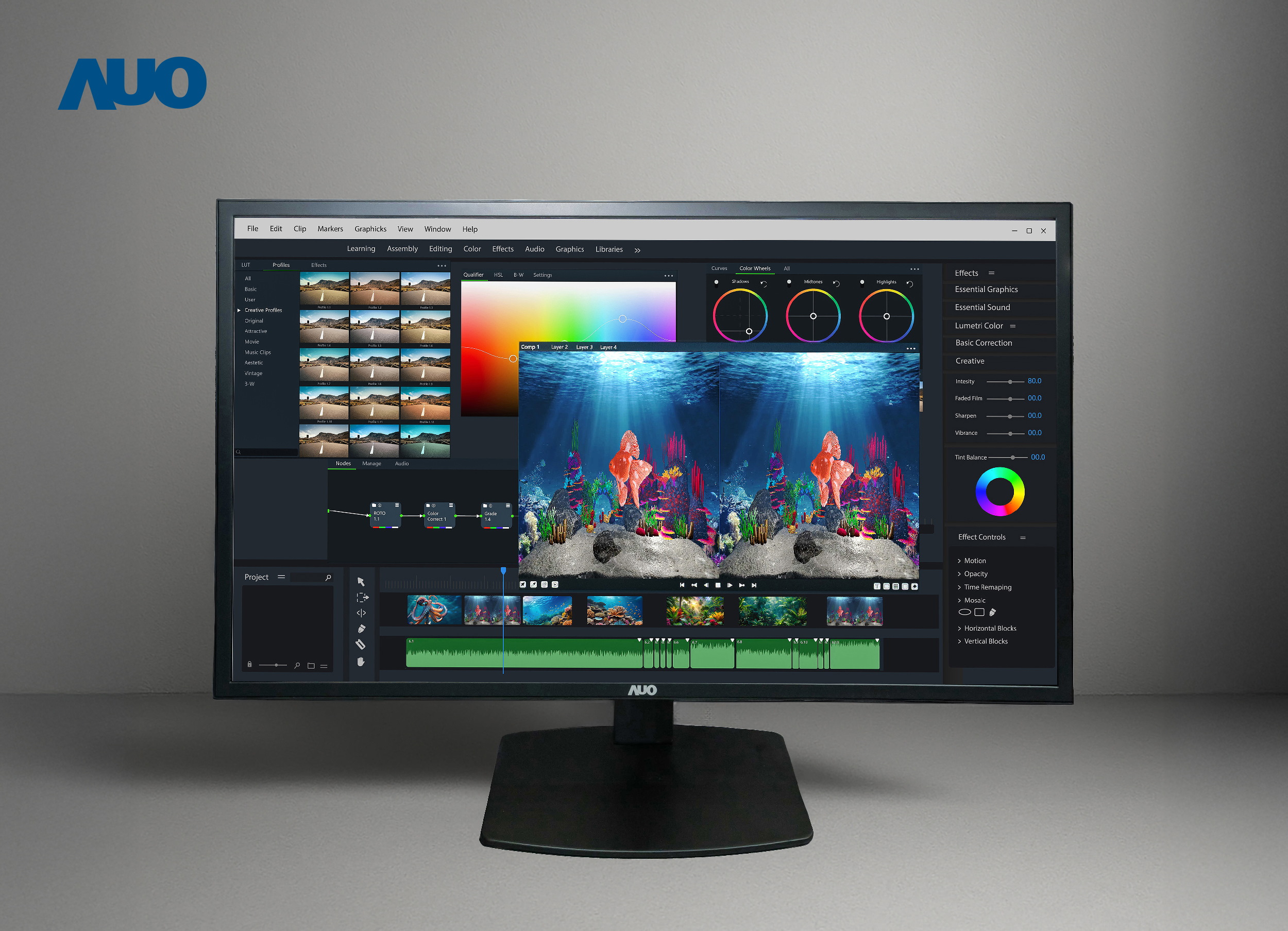 友達開發32吋2D/3D專業桌上型顯示器，擁有8K4K超高解析度，並以低串擾演算法優化3D顯示效果，搭載自動眼球追蹤功能，能即時調整3D圖像，進行即時2D與3D無縫共存視窗，提供圖像設計工作者突破二維介面的嶄新工作氛圍與效率